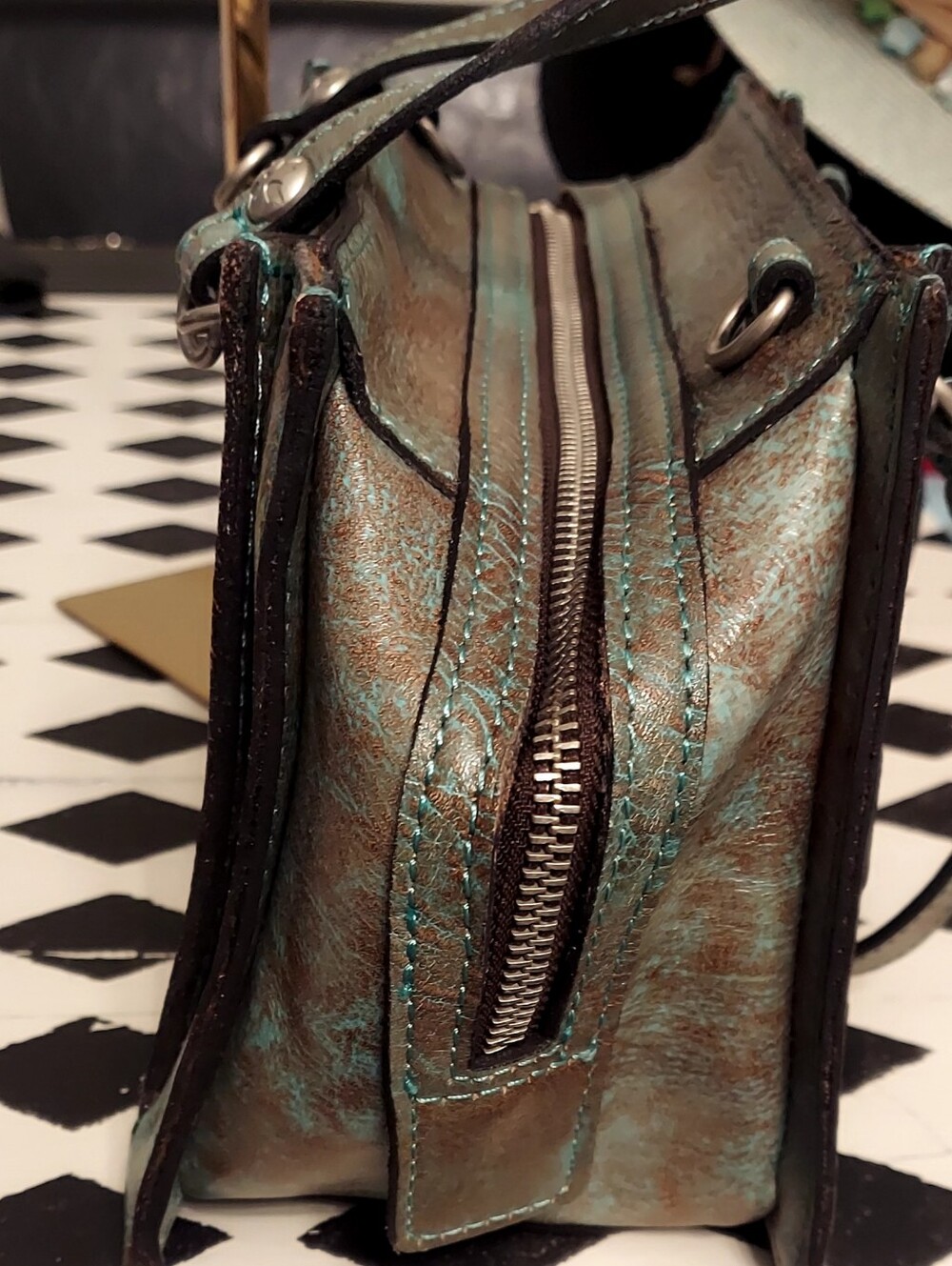 Patricia Nash -@ Tooled Leather Bag - - Picture 7 of 8